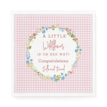 Little Wildflower Está A Caminho De Chá de fraldas