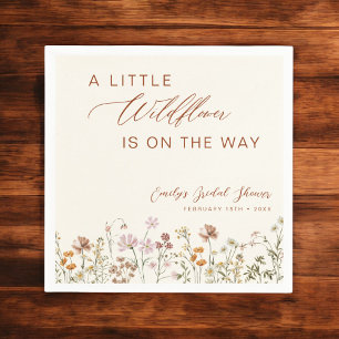 Guardanapo De Papel Little Wildflower no Caminho Chá de fraldas