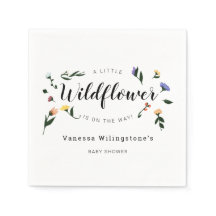 Little Wildflower on Way Floral Chá de fraldas