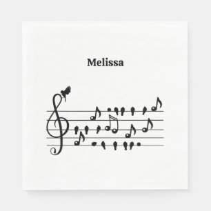 Guardanapo De Papel Livre como pássaro, pássaros cantores atuando como