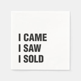 Guardanapo De Papel Livro Branco da Real Estate - Coquetel Napkins