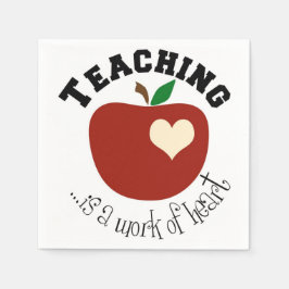 Guardanapo De Papel Livro Branco do Professor da Escola Napkins