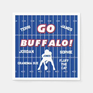 Guardanapo De Papel Livro da Família de Futebol Buffalo Napkin