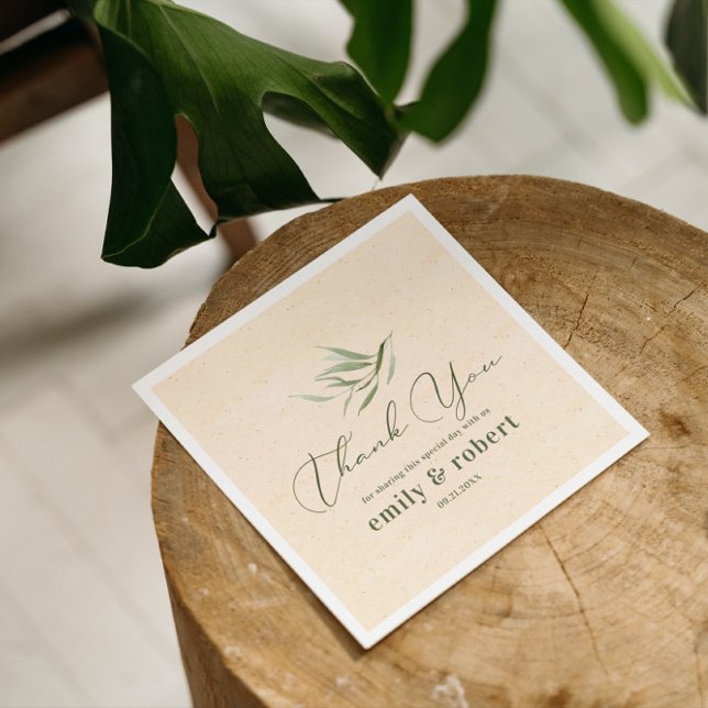 Guardanapo De Papel Livro de Artesanato sobre Folhagem Verde Dusty (Criador carregado)