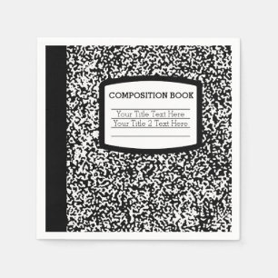 Guardanapo De Papel Livro de Composição Personalizado Escola/Profess