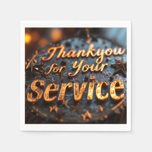 Guardanapo De Papel Livro do Dia dos Veteranos