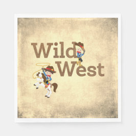 Guardanapo De Papel Livro do Partido Wild West Cowpoke Rodeo Napkin