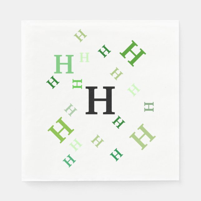 Guardanapo De Papel Livro Napkin - Cartas verdes humilhadas (Frente)