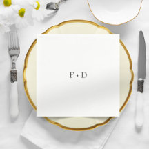 Livro Simples de Casamento Elegante Napkins