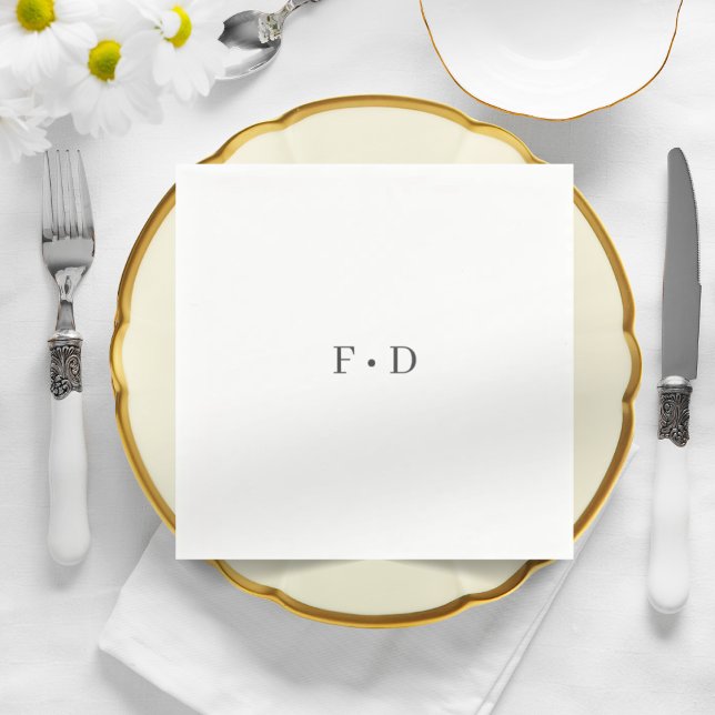 Guardanapo De Papel Livro Simples de Casamento Elegante Napkins (Criador carregado)