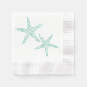 Guardanapo De Papel Livro Verde Azul-Teal