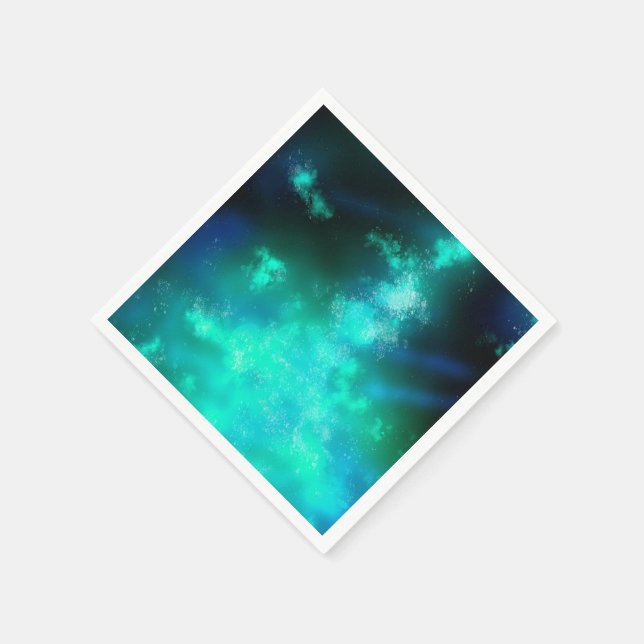 Guardanapo De Papel Livro Verde "Night Sky Emerald" Napkin (Canto)