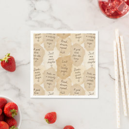 Guardanapo De Papel Livros de Creme Inspiradores Magia