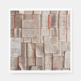Guardanapo De Papel Livros Vintage