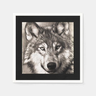 Guardanapo De Papel Lobo