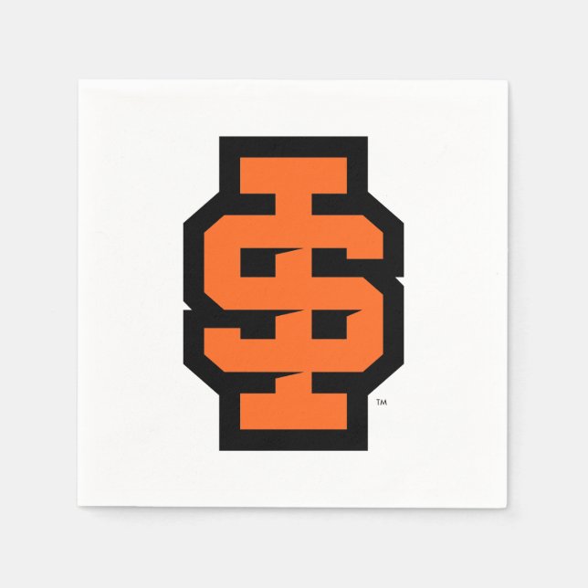 Guardanapo De Papel Logotipo Bold Bengals da Universidade Estadual de  (Frente)