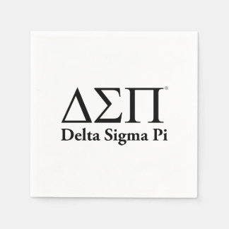 Guardanapo De Papel Logotipo Clássico Delta Sigma Pi