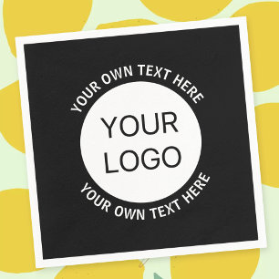 Guardanapo De Papel Logotipo comercial ou qualquer imagem e texto edit