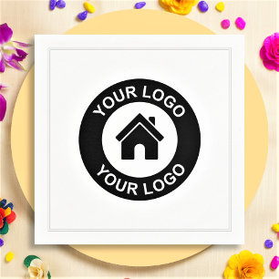 Guardanapo De Papel Logotipo Comercial Personalizado Ou Grupo De Image