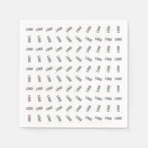 Guardanapo De Papel Logotipo da sua empresa Design de padrão de logo