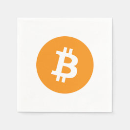 Guardanapo De Papel Logotipo de Cryptocurrency Bitmoeda
