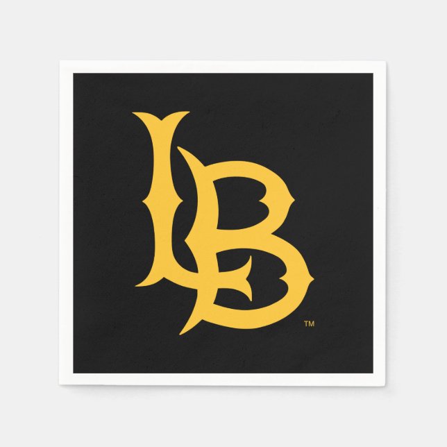 Guardanapo De Papel Logotipo do Long Beach State (Frente)