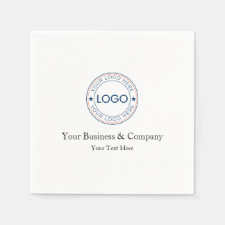 Guardanapo De Papel Logotipo e Texto Personalizados