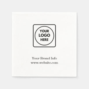 Guardanapo De Papel Logotipo personalizado   Mínimo de marcas corporat