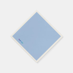 Guardanapo De Papel Logotipo personalizado simples e elegante aqui da 