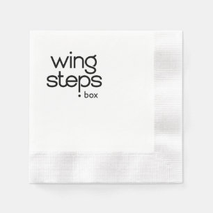 Guardanapo De Papel Logotipo preto ativado