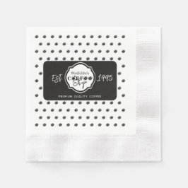 Guardanapo De Papel Loja de Café Profissional Logotipo Personalizado P