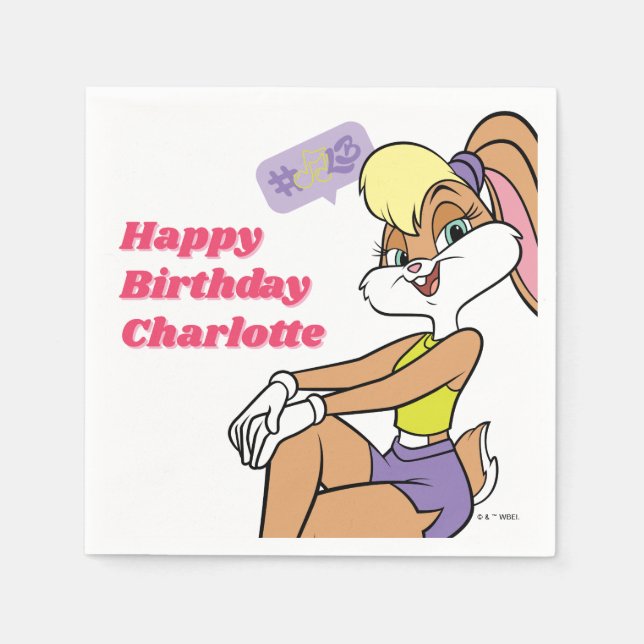 Guardanapo De Papel Lola Sitting (Frente)