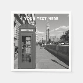 Guardanapo De Papel Londres Inglaterra Reino Unido Big Ben UK Napkins