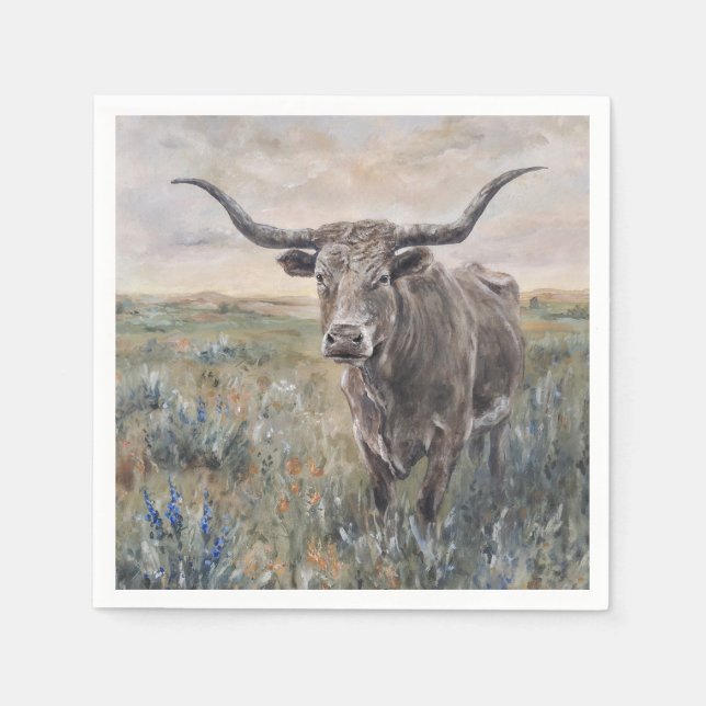 Guardanapo De Papel "Longhorn" (Frente)