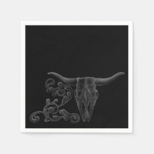 'Longhorn Scroll' Napkins