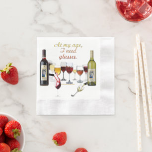 Guardanapo De Papel Louça para bebida de vinho SlipperyJoe's trocadilh