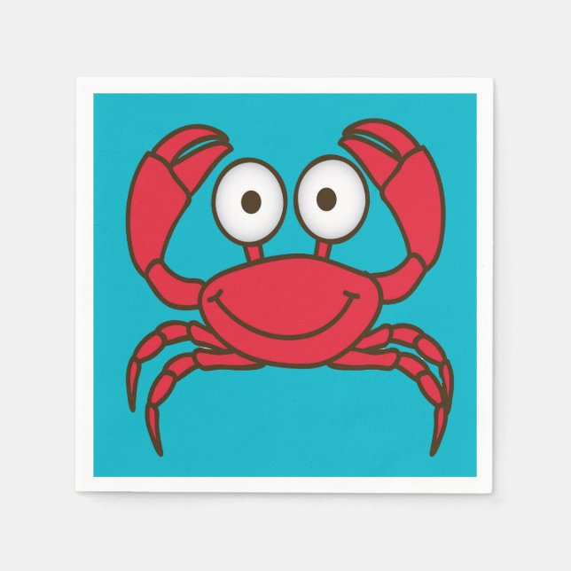 Guardanapo De Papel Love Crab (Frente)