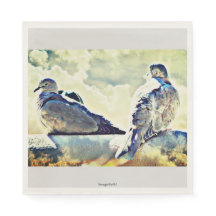 Love Dove Paper Napkins