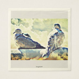 Guardanapo De Papel Love Dove Paper Napkins