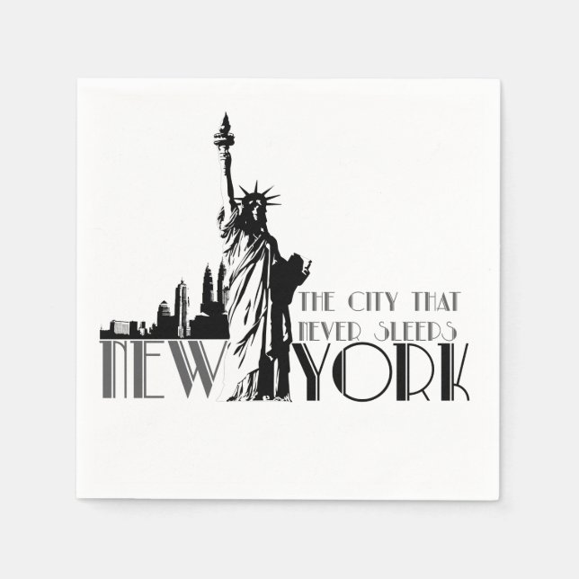 Guardanapo De Papel Love New York (Frente)