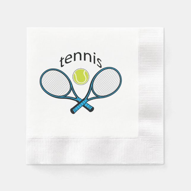Guardanapo De Papel Love tennis (Frente)