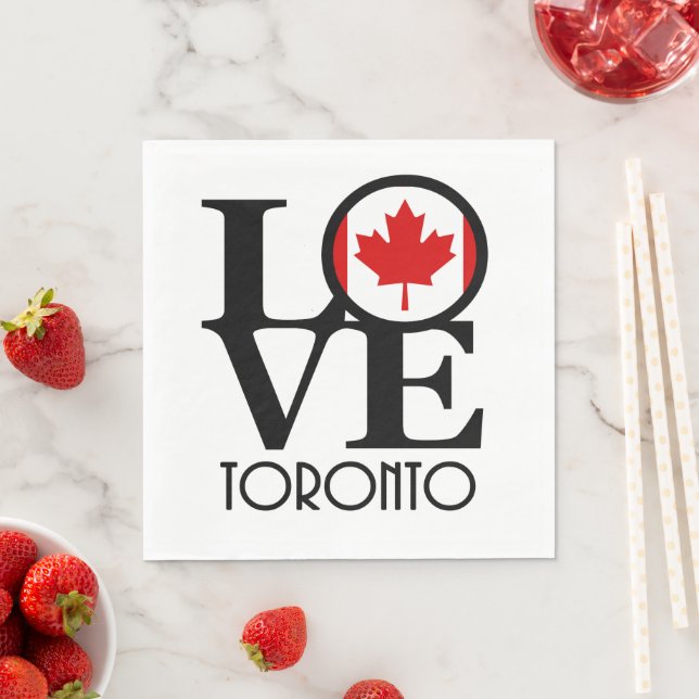 Guardanapo De Papel LOVE Toronto (Insitu)