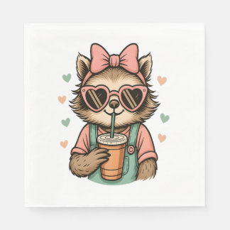 Guardanapo De Papel Lover Café Rapariga