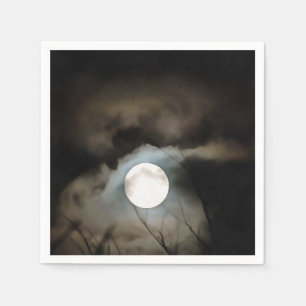 Guardanapo De Papel Lua Solstício de inverno