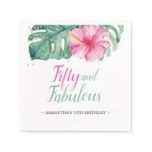 Luau 50º Coquetel Personalizado de Aniversário Nap