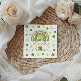 Guardanapo De Papel Lucky Charm Shamrock Baby Shower Napkin