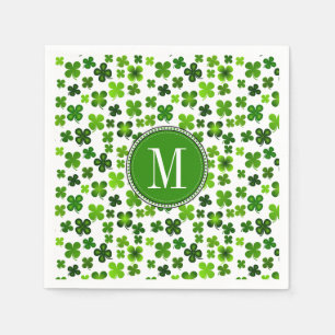 Guardanapo De Papel Lucky Four Leaf Clover Irish Saint Patrick's Day