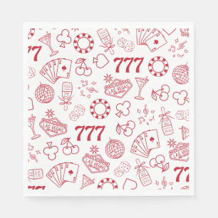 Guardanapo De Papel Lucky In Love Vegas Bachelorette