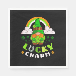 Guardanapo De Papel Lucky Irish Gnome, Dia de São Patrício, Gnome, Irl