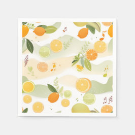 Guardanapo De Papel Lullaba em papel de Chá de fraldas de Citrus Grove